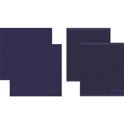 Afbeelding van DDDDD 2x Theedoek + Keukendoek Logo Blauw
