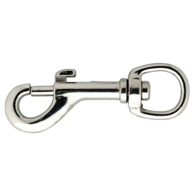 Afbeelding van Dulimex Musketonhaak 50 12N 1/2 ronde wervel zamac vernikkeld 72 x 12mm 8000.026.0Z12