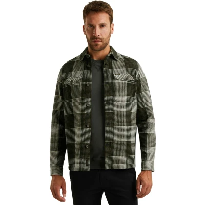 Afbeelding van PME Legend Overshirt Structure Groen/dessin M