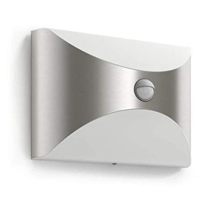 Afbeelding van Philips Lighting Herb 172994716 LED buitenlamp met bewegingsmelder (wand) vast ingebouwd 6 W RVS
