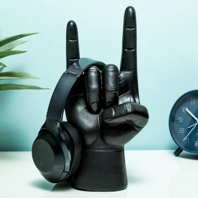 Afbeelding van Koptelefoonhouder Rock On Zwart