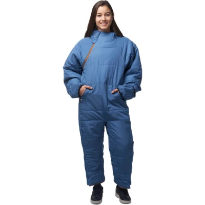 Afbeelding van Selk’bag Lite Draagbare Slaapzak Kampeerbenodigdheden Kampeeruitrusting 100% Gerecycled 1 Isolatielaag Mistig Blauw L