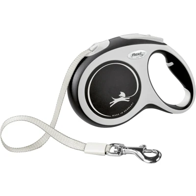 Afbeelding van Flexi Rollijn New Comfort Tape L 5 m Hondenriem Zwart