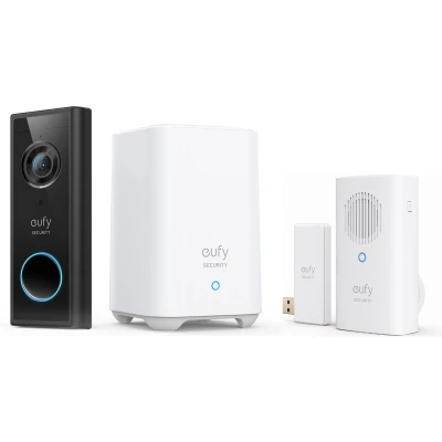 Afbeelding van Eufy Draadloze Video Deurbelset Inclusief Homebase 2 + deurbelgong Voordeelbundel