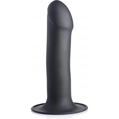 Afbeelding van Squeeze It Phallic Dildo Zwart Levensecht Gevoel