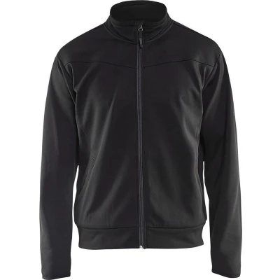 Afbeelding van Blaklader Service sweatshirt met rits 3362 2526 Zwart/Donkergrijs 4XL