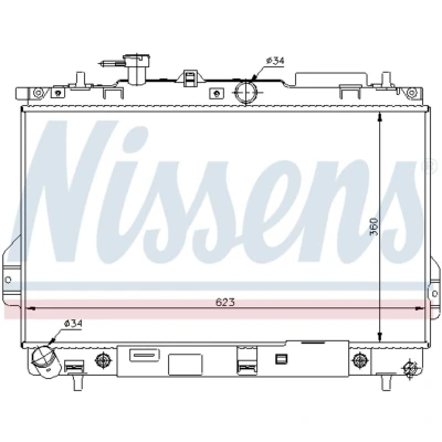 Afbeelding van Nissens Radiateur 67480