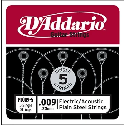 Afbeelding van D&#039;Addario PL009 5 / losse 009 snaren pack