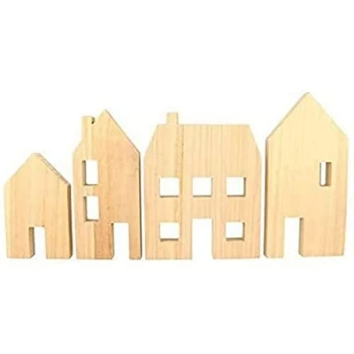 Afbeelding van Houten huisjes (4)