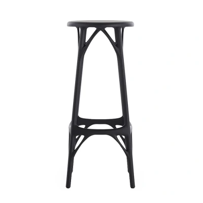 Afbeelding van Kartell A.I. Stool Light H75 Zwart Pot Interieur