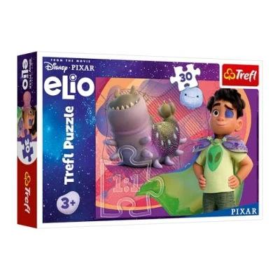 Afbeelding van Trefl Elio, Meet Elio puzzels 30 stukjes Kleurrijke met sprookjesfiguren, creatief entertainment, plezier voor kinderen vanaf 3 jaar