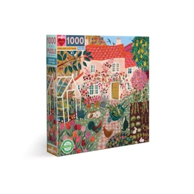 Afbeelding van eeBoo English Cottage Legpuzzel 1000 stuk(s) Kunst