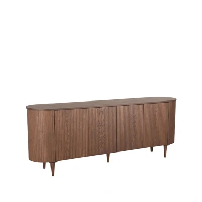 Afbeelding van LABEL51 Dressoir Oliva Walnoot Eiken 220 cm