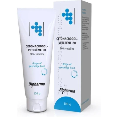 Afbeelding van Bipharma Cetomacrogolvetcrème 20% Vaseline 1x100g eFarma