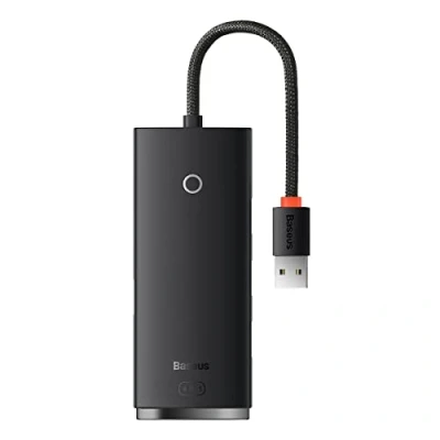 Afbeelding van Baseus 5 in 1 USB C Adapter A 25 Centimeter Kabel Zwart