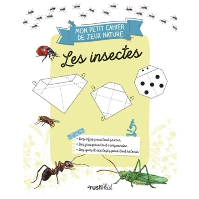 Image de Mon petit cahier nature jeux : les insectes