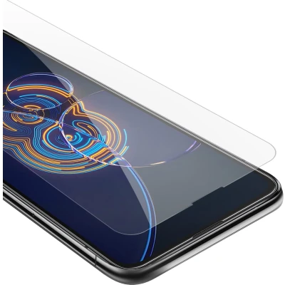 Afbeelding van Cadorabo Screenprotector geschikt voor Asus ZenFone 8 FLIP Pantser film Beschermende in KRISTALHELDER Geharde (Tempered) display beschermglas 9H hardheid met 3D Touch