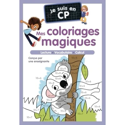 Afbeelding van Je suis en cp mes coloriages magiques