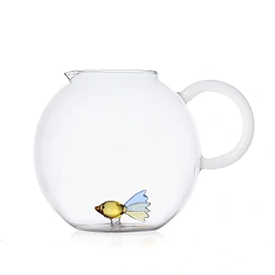 Afbeelding van Ichendorf Milano Colored Fish Karaf 240 Cl Transparant