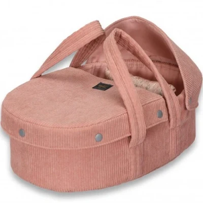 Afbeelding van By astrup poppenreiswieg blush 35 cm