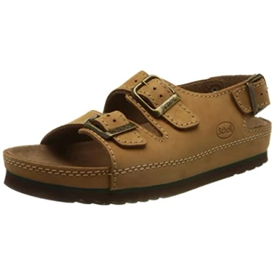 Afbeelding van SCHOLL AIR BAG BACK STRAP Nub Unisex Sandalen Cuoio Maat 42