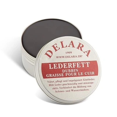 Afbeelding van DELARA Dubbin Wasverzachter voor laarzen, punaises, enz. Kleur: bruin, 75 ml, Made in Germany
