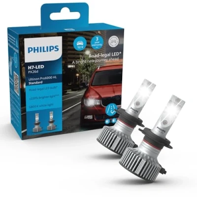 Afbeelding van Philips H7 LED Ultinon Pro6000 HL Standard 11972U60SX2 Autolampen