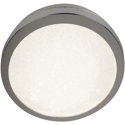 Afbeelding van Searchlight Flush Plafondverlichting Ø 40 X 2,5 Cm 24W LED Incl. IP44 Chroom