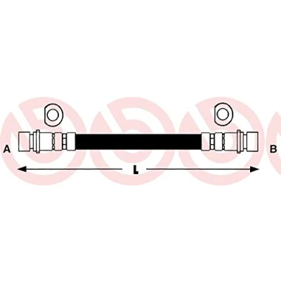 Afbeelding van Brembo Remslang T 28 012