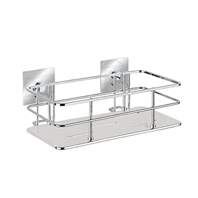 Afbeelding van WENKO Turbo Loc® Quadro wandrek van roestvrij staal