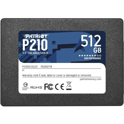 Afbeelding van Patriot Geheugen P210 2,5&quot; 512 GB Seriële ATA III