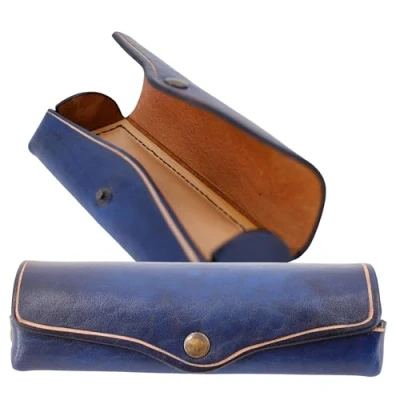 Afbeelding van Mika Leren brillenkoker 15 cm