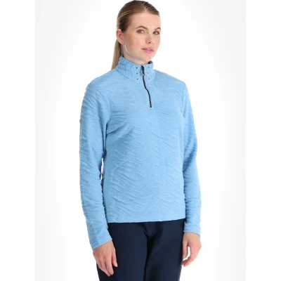 Afbeelding van Glamourize middenlaag isolerende actieve fleecetrui met 1/4 rits voor dames