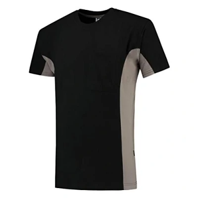 Afbeelding van Tricorp T Shirt Workwear 102002 190gr Zwart/Grijs Maat 4XL