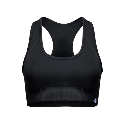 Afbeelding van Gorilla Wear Yava Seamless Bustier, Dames, Maat: M/L, Black