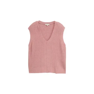 Afbeelding van TOM Tailor MIT Vausschnitt Trui, Dames, Maat: XL, Morning pink melange