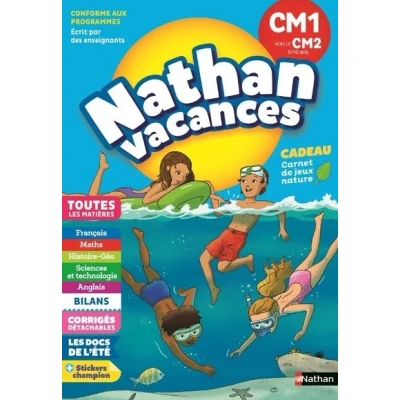 Image de Cahier de Vacances Primaire CM1 vers CM2 9/10 ans