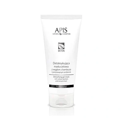 Afbeelding van Detox Gel Mask Ontgiftingsgel masker met bamboe houtskool en geïoniseerd zilver 200ml