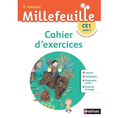 Afbeelding van LE NOUVEAU MILLE FEUILLES CE1 CAHIER D&#039;EXERCICES