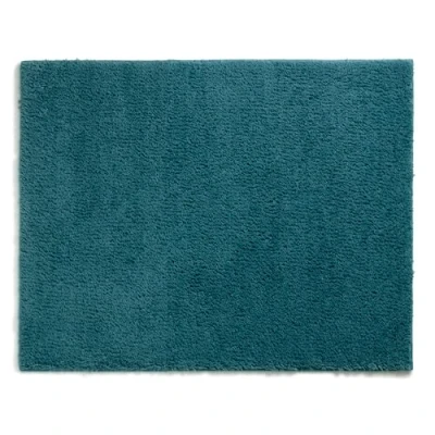 Afbeelding van Badmat, 65 x 55 cm, Polyester, Petrol Blauw Kela Maja