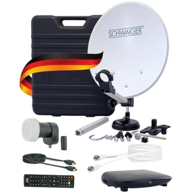 Afbeelding van SCHWAIGER 9604 Camping Satelliet Systeem Complete Set