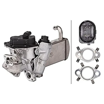 Afbeelding van HELLA 6NU 358 167 051 AGR modul Met pakkingen, koeler klep voor recirculatie van de uitlaatgassen VOLKSWAGEN: Amarok Pickup