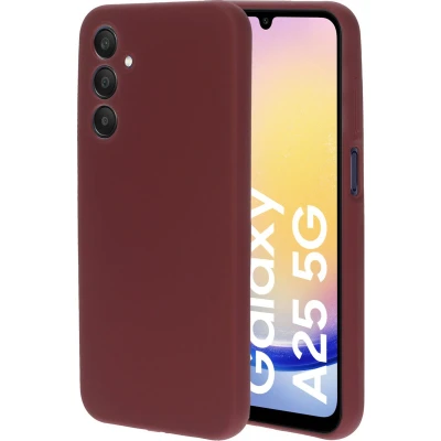 Afbeelding van Mobiparts Silicone Cover Samsung Galaxy A25 Plum Red