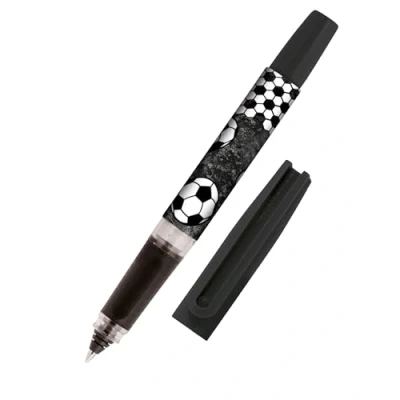 Afbeelding van Online Bachelor Design balpen voor rechts en linkshandigen, ergonomische handgreep, rollerbalpen, standaard inktpatronen, met blauwe combi cartridge