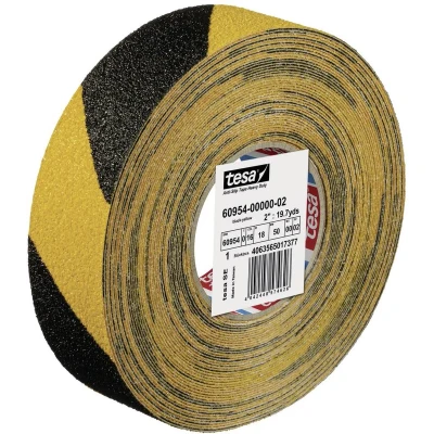 Afbeelding van tesa Anti RUTSCH 60954 00000 02 sliptape Zwart/geel (l x b) 18 m 50 mm 1 stuk(s)