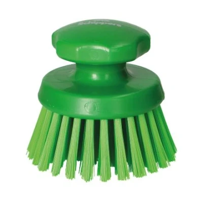 Image de Brosse à main ronde MS, dure, vert, MS Schippers Convient aux l&#039;élevage d&#039;animaux