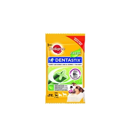 Afbeelding van 7 stuks voor Kleine Honden Fresh Dagelijks Fris Pedigree Dentastix Hondensnacks