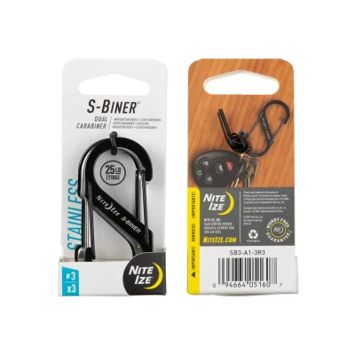 Afbeelding van Nite Ize S Biner Assorti #4 Karabijnhaken 3 pack Multicolour Overige Accessoires
