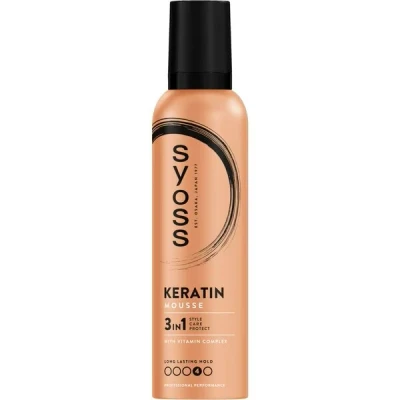 Afbeelding van Syoss 3in1 Keratin Mousse Hold 4