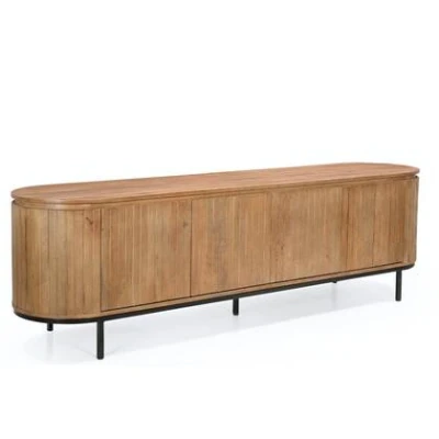Afbeelding van Giga Meubel TV Naturel Mangohout 200x45x57cm Tora